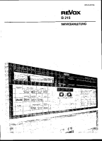 Revox B-215-Service-Manual